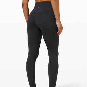 Lululemon Athletica Charcoal High-Rise Leggings